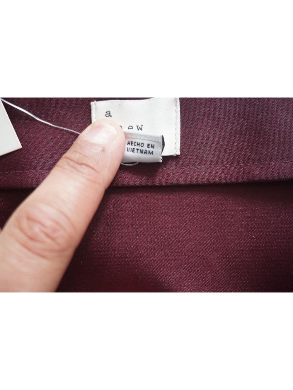 a New Day Women's Burgundy Mini Satin Party Skirt - Size 16, NWT - Picture 8 of 10